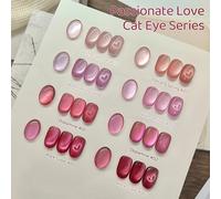 TEMU Gel de Uñas Holográfico 2025 - Set de 8 Colores, Gel Magnético Reflectante para Manicura LED, Herramientas de Uñas Femenino, 15ml, Tendencias en Moda