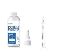 TEMU Gel suavizante para cutículas con empujador, hidratante para cutículas secas, crema para el cuidado de con de , exfoliante para la preparación de manicura