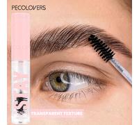 TEMU Gel Transparente Impermeable de Larga Duración para Cejas y Pestañas con Cepillo, Gel Fijador y Modelador de Cejas