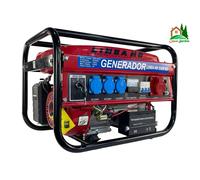 TEMU Generador Eléctrico LHD 5500KS - 5500W(1000+2500W) - Motor 4T 210cc, Eléctrico, Enchufes 220V y Trifásico, 12V, y Potente - Ideal para Camping, o de Luz