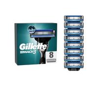 TEMU Gillette Mach3 Recambios 8 unidades Para Maquinillas De Afeitar Para Hombre, Cuchillas de Afeitar Hojas y Banda Lubricante, Pack 8