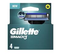 TEMU Gillette Mach3 Recambios Para Maquinillas De Afeitar Para Hombre, Cuchillas de Afeitar Hojas y Banda Lubricante, Pack 4