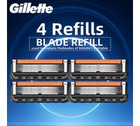TEMU Gillette PROGLIDE Cuchillas de Afeitado 4 Recambios de Cuchillas Afeitadora para Hombre Afeitadora Manual Portátil Cuchillas de Afeitado 5 Capas
