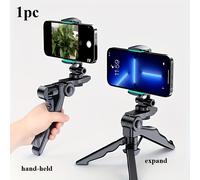 TEMU Giratorio 360° Antivibración para Teléfono, Soporte Universal Ajustable para Smartphone con Pinza Reforzada para Transmisiones /Vlogging/Fotografía, Soporte Portátil para iPhone y Samsung