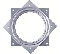 TEMU Giratorio de Hierro de 6" de Resistencia con Rodamiento de Bolas de Acero - Bandeja con Capacidad de 500, Adecuada para Gabinetes, Mesas, Oficinas, - de Almacenamiento de para Artículos, Base de