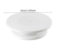 TEMU Giratorio Manual de para Pasteles - Base Estable Antideslizante y Plataforma de para Decorar Tartas, Cupcakes y Pasteles - Ideal para Reposteros Caseros, Chefs Profesionales y Fiestas