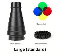 TEMU GODOX SN-01 Boquilla Grande Bowens, un accesorio profesional para iluminación de flash LED de video en estudio