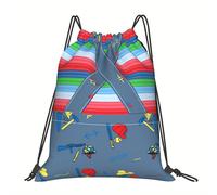 TEMU Good Guys Mochila Minimalista con Cordón de el para Niños, Ideal para Salidas Rápidas y Uso Diario, Fácil de Llevar y Combinar, de No
