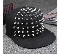 TEMU Gorra de Béisbol con Remaches Estrellados para Niñas - Ajustable, Sombrero Hip Hop Protector Solar para /Verano