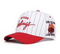 TEMU Gorra de béisbol HARD bordado 3D de Flame Rose para , gorra casual para deportivos al , sombrero de americano de tendencia