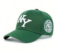 TEMU Gorra De Béisbol Para Hombre Con Bordado De : Ajustable Para Protección Solar Y Ocio, Para Viajes De Y Otoño Y Fiestas En