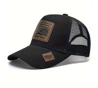 TEMU Gorra de malla con bordado de tractor de granja, accesorio de para deportes al