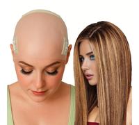 TEMU Gorra de Sujeción MAX para Pelucas - Antideslizante, Ajustable sin Pegamento con Banda de Encaje HD Reutilizable, Talla Única, Mantiene las Pelucas de Encaje Frontal en su