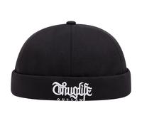 TEMU Gorra Snapback Unisex con Diseño 'Thug Life' - Beanie Ajustable para Mujeres y Hombres, Estilo Casual Hip Hop, 6 Opciones de Color (//Beige///), Accesorio para Fiestas, Tela No Elástica