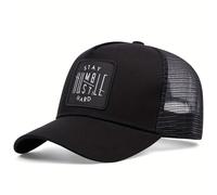 TEMU Gorras de béisbol bordadas Stay Hard, gorras deportivas y casuales para hombres y mujeres, estilo moderno