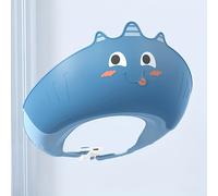 TEMU Gorro de Ducha Ajustable para Niños - Gorra con Protección y , Diseño Animado divertido, Material Plástico Duradero, Esenciales del Baño