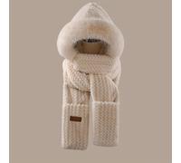 TEMU Gorro , Gorro de invierno para exteriores, resistente al viento, , de felpa, lindo, todo en uno