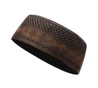 TEMU Gorros Kufi Musulmanes, Cómodas Gorras De Calavera, Gorro De Oración Taqiyah, Para Uso Diario