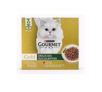 TEMU GOURMET - Gold (8x85 gr) - Delicias Suculentas Pack Surtido (Pollo, Salmón, y Pescado del )