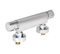 TEMU Grifo de Ducha Termostático en Pared, Válvula de Termostática 38°C Anti Quemaduras, Grifo Externo para Ducha, Agua Caliente y Fría con Constante Inteligente, Latón ,