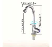 TEMU Grifo de resistencia - Instalación sin herramientas, giratorio de 360°, roscas de conexión rápida (estándar US/EU), diseño resistente al - Grifo de fregadero de cocina o tocador de de instalar