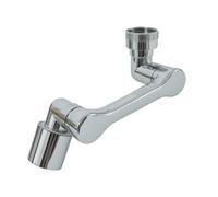 TEMU Grifo giratorio de acero inoxidable de con brazo de extensión mecánico para salpicaduras