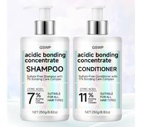 TEMU GSWP Concentrado de ácida Set de Champú y Acondicionador, con ácido cítrico y aceite de argán, libre de sulfatos, limpia e hidrata . el cabello y , sin frizz, , frágil o teñido. Regalo. 500g