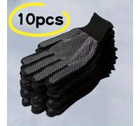 TEMU Guantes de Nylon con Puntos 20/10 - Ideales para Ciclismo, Camping y Pesca al - Ligeros, Disponibles en Varios Colores