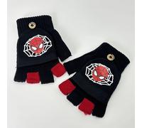 TEMU Guantes Marvel Spider-Man Flip-On - , Compatibles con Pantalla Táctil, /Negro/ - Perfectos para Uso Diario, Esquí, Ciclismo y Deportes - Regalo Ideal