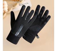 TEMU Guantes térmicos para mujer de otoño e invierno, impermeables al frío, gruesos y cálidos con función táctil. Ideales para actividades invernales como pasear, conducir correr