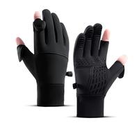 TEMU Guantes térmicos unisex de invierno a prueba de viento con pantalla táctil, ideales para actividades al como ciclismo, pesca, esquí y running, perfectos para múltiples al