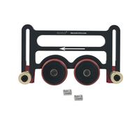 TEMU Guía de Corte para Sierra de Mesa con Placa Universal y Bloque Deslizante, Herramienta Auxiliar de Rodillo con Cojinete para Carpintería