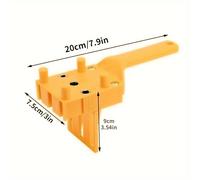 TEMU Guía de Taladro Manual y Herramienta para Agujeros con Sierra para Proyectos de Carpintería - Sin Eléctrico, Material Duradero