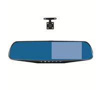 TEMU GYIOEUPT Cámara Delantera 1080P y Cámara Trasera 480P, Cámara de Coche HD con Grabación Dual, Sensor G, Detección de Movimiento, Grabación en Bucle, Ángulo , Tarjeta de Memoria de 32G