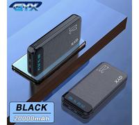 TEMU GYX Batería Externa Portátil Delgada 20000/10000Mah, Batería de Viaje Salidas, 4 Entradas y Carga Rápida de 3A para Samsung, Google Pixel, LG, Moto, iPhone y iPad