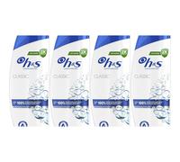 TEMU H&S Classic Champú Anticaspa 4x330ml Total 1320ml - H&S Classic Champú 4x330ml Total 1320ml - H&S Champú Anticaspa Cítrico 4x330ml Total 1320ml - H&S Champú Anticaspa Mentol 4x330ml Total 1320ml