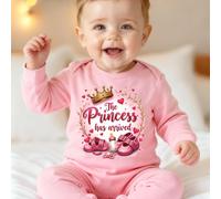 TEMU Ha Llegado: Body con Pies para Recién Nacido con Estampado de la Letra E, Traje de Gateo para Niños de Todas , Body, Regalo de Embarazo, para Exteriores