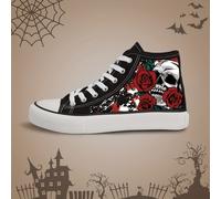 TEMU Halloween 9-S002 - Zapatos Unisex y , Zapatos Deportivos Casuales, Zapatos para Skateboarding, Estilo Campus de Ocio con Cordones, , Zapatos para Mujer