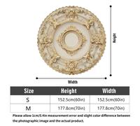 TEMU Halloween, Navidad, 1pc Mantel de Encaje Estampado - Diseño Floral Duradero con Dorado