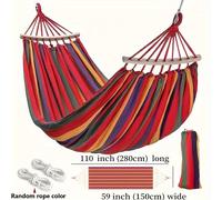 TEMU Hamaca de Lona para 2 , Cama Colgante para Jardín, Patio y Ocio al , Tela Tejida Ultra y de 500 Lbs