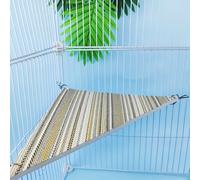 TEMU Hamaca Triangular Cómoda y Colorida para Mascotas Pequeñas - Columpio Colgante para Loros, Hámsteres, Hurones y Animales