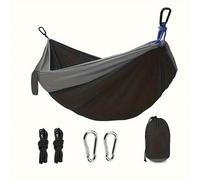 TEMU Hamaca Ultra para Viajes | Capacidad de Carga 300 kg, Transpirable y Secado Rápido | 2 Mosquetones Premium y 2 Correas de Nylon | Uso en Exteriores e Interiores o Jardín