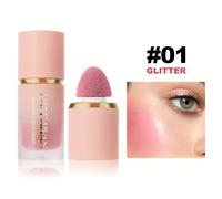 TEMU HANDAIYAN Blush Set - Liquid Mousse Formula, Long-Lasting & Smooth Application, Ideal for Beginners, Pink & Red Tones - Perfect Valentine's Day Gift for All Skin Types