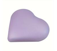 TEMU Heart-Shaped Manicure Hand Rest Cushion, Microfiber Leather, Sponge Filled, Non-Scented, Easy to Clean, Comfortable for Nail Technician Use, Suitable for Salon - Pack of 1