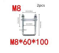 TEMU Hebilla de Fijación Galvanizada M6M8M10M12M14M16, Tornillo U, Cuadrado U, Ángulo U, Tarjeta U