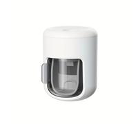 TEMU Herramienta de exprimido de pasta de dientes totalmente automática con , montada en la pared del baño, sin perforación, dormitorio, herramienta de exprimido de pasta de dientes para perezosas