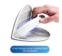 TEMU Herramienta de lijado semicircular multifuncional | Tecnología de de masilla autoadhesiva de con soporte de papel de incorporado, de medio, compatible con amoladora