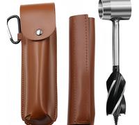 TEMU Herramienta de para de Bushcraft, Taladro Manual para Madera, Broca de Ojo Escocés y de Agujeros para Camping, Exteriores y Senderismo