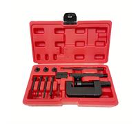 TEMU Herramienta de reparación de cadena de bicicleta de motocicleta, rompe-cadenas, separador, remachador, juego de herramientas, lanzamiento de pasador de cadena, prensa de cadena de motocicleta