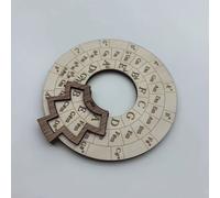 TEMU Herramienta musical de madera de melodía transfronteriza, instrumento de melodía de madera